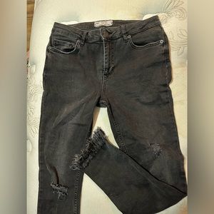 Free People Frayed Hem Jeans